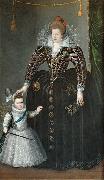 Charles Martin Portrait of Maria de' Medici and her son Louis XIII